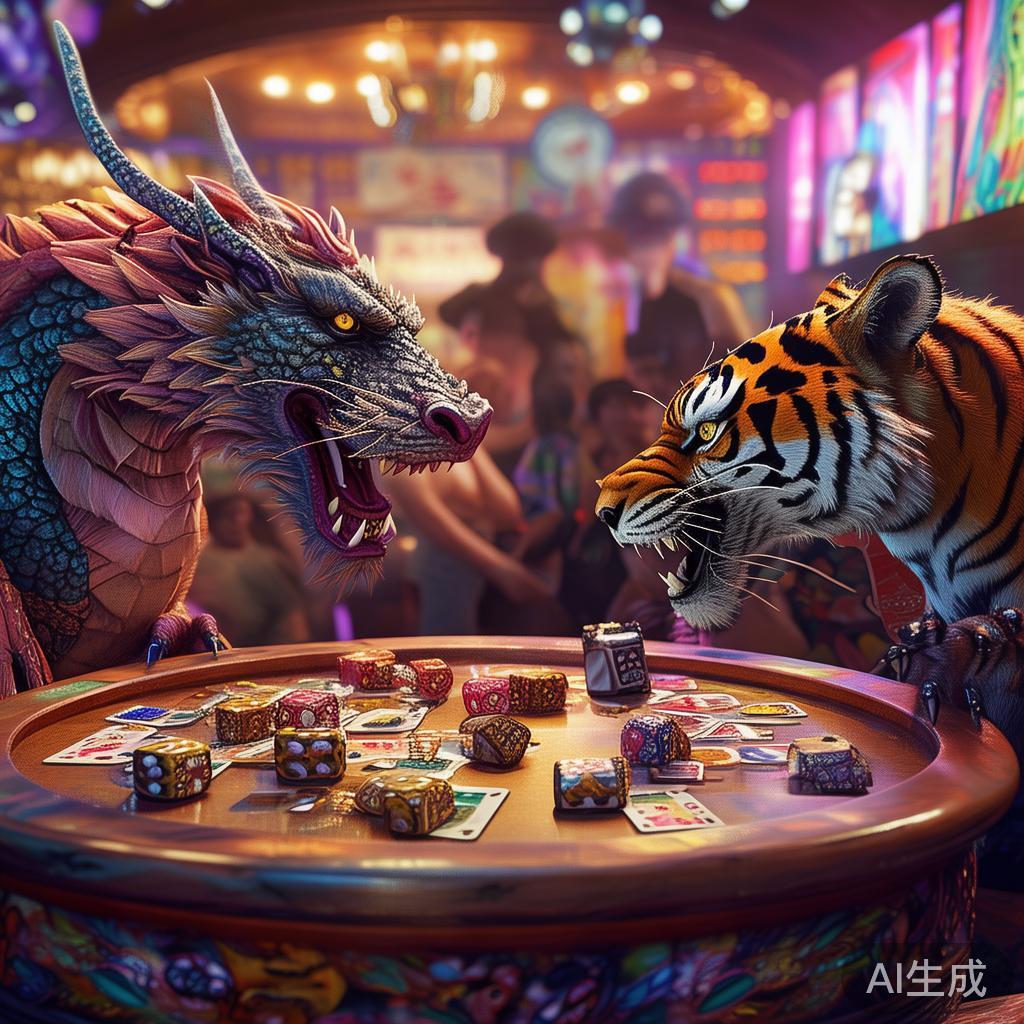 龙虎、骰宝
龙虎和骰宝都强调骰子或牌面的随机性。